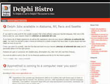 Tablet Screenshot of delphibistro.com